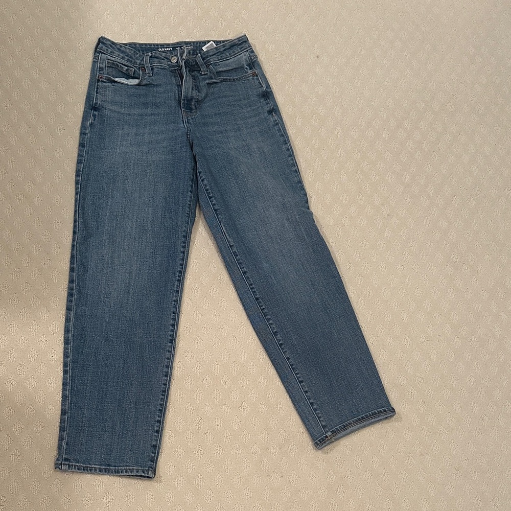 Old Navy Women's Straight Leg Blue Jeans
